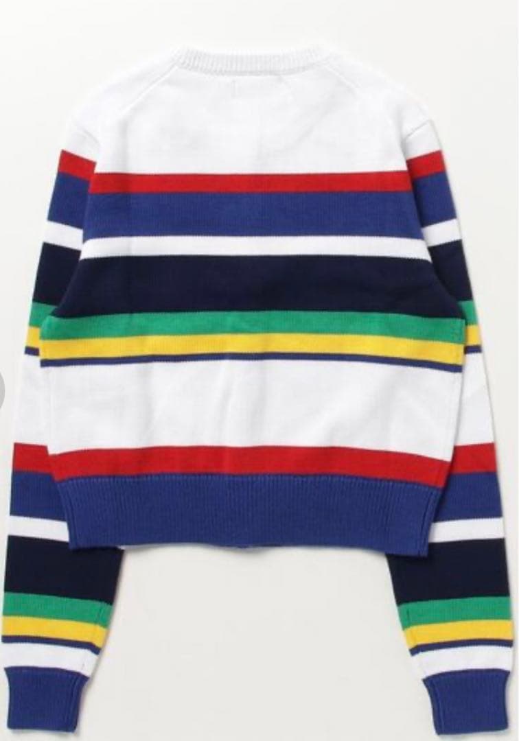 8438【極美品】POLO RALPH LAUREN マルチカラー カーディガン